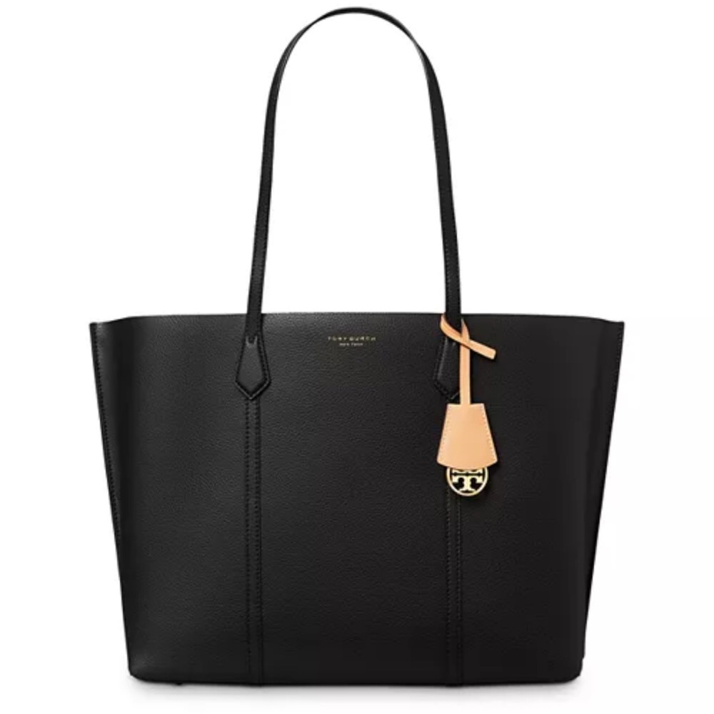 Tory Burch Perry Leather Shopper Tote Bag